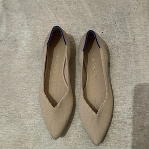 Rothy’s Tan Flats - Basically brand new